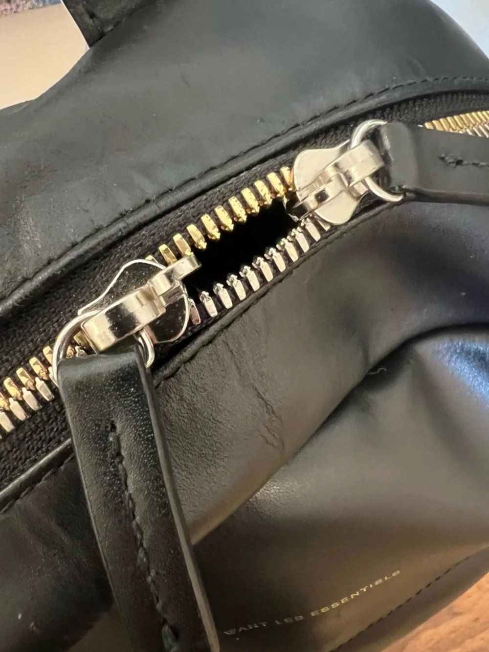WANT Les Essentiels Smooth Leather  Backpack w/Lock